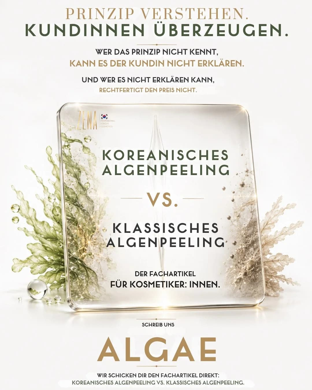 Koreanisches Algenpeeling versus klassisches Algenpeeling