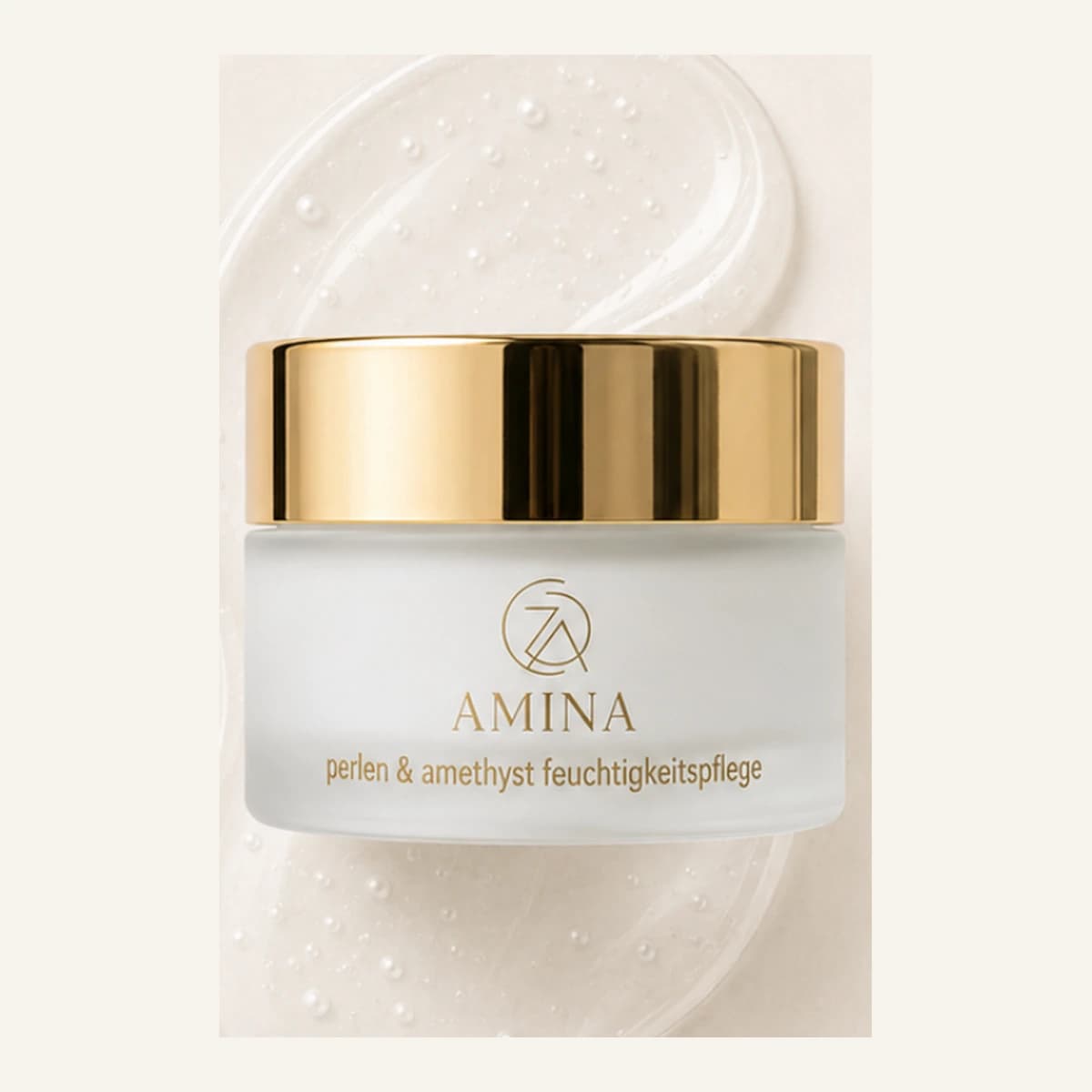 AMINA Perlen & Amethyst Feuchtigkeitspflege · 50 ml